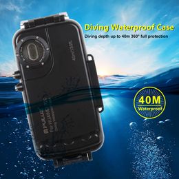 40m / 130ft waterdichte telefoon gevallen voor huawei p20 pro duiken behuizing foto video nemen onderwater cover outdoor sporten