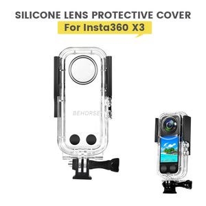 Shell de boîtiers de plongée de 40m pour Insta 360 x3 Case étanche INSTA360 ACCESSOIRES DE CAME ACTION DE L'ACTION 240410