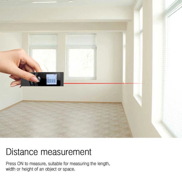 Medidor de distancia láser Digital inteligente de 40M, telémetro electrónico para ruleta, telémetro portátil, cinta láser, medida birdone