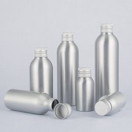 40ML 50ML 100ML 120ML 150ML 250ML Lotion Aluminium Flessen Cosmetische Potten Lege Verpakking flessen Potten Met Aluminium Cap
