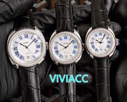 40mm 35mm 30mm nieuwe mode paar horloges casual echt lederen quartz klok klassieke vrouwen mannen geometrische romeinse cijfers horloge