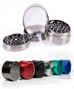 40 mm 50 mm 55 mm 63 mm Grinder chrome Crusher Herb Grinders CNC dents Grinder Grinder presser Blue Silver Red Black Green5691073