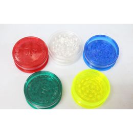 40Mm/60Mm Tabak Grinder 2-Layer Plastic Grinder Rookmelders Paus Pijpen Acryl Rookpijpen Slijpmachines Jryzt