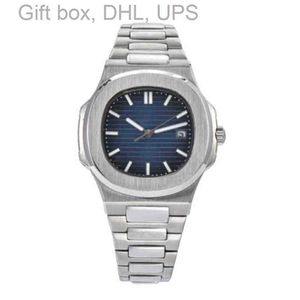40 mm merk heren luxe horloges kijken automatische rug transparante mechanische blauwe wijzerplaat 5711 ppf 3kf 2813 sport waterdichte sjkt