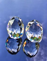 40 mm Crystal Ball Clear Crystal Prisms Suncatcher Kroonluchter Kristallen Hangers Accessoires Diy Bead Gordijn Hangend ornament H JLL7367927