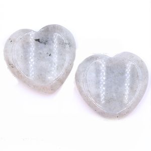 40 mm en vrac coeur pierre de guérison amour poche paume spoctolite pierre d'inquiétude pour l'anxiété Reiki équilibrage roches pierres précieuses ferme cuisine maison