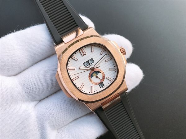 2024 40 mm Reloj para hombre Calendario de movimiento automático Reloj de pulsera de oro Energía cinética 904L Pulsera de acero Luminoso Reloj de diseño maestro a prueba de agua orologio di lusso