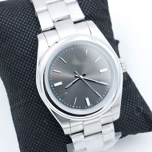 40MM Mouvement inoxydable 2813 Nice nouvelle lunette lisse montres sombres montres automatiques montre-bracelet bleu rhodium cadran en acier hommes Lume Go Coqef