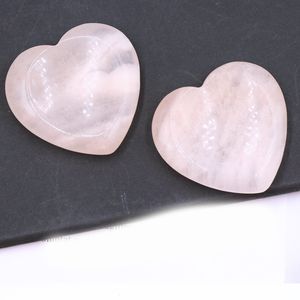 40mm naturel rose Aventurine poche paume pouce guérison cristal coeur amour pierres de souci Reiki cristaux d'équilibrage et pierre de guérison