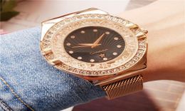 Diamants de 40 mm Diamonds Watches Mens New Fashion Designer Fashion Wrists Strap en acier inoxydable Blackwhite Dial1280401