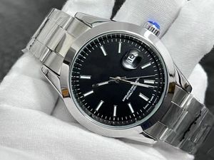 40mm en acier inoxydable décontracté numéro cadran montre à Quartz en acier maille ceinture montre pour hommes rond affaires montres de luxe horloge Relogio Feminino
