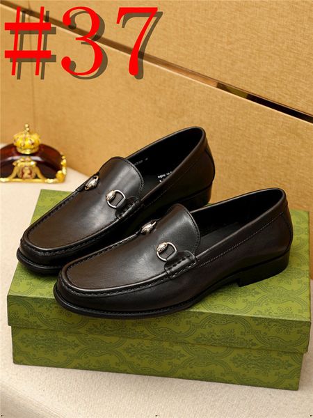 40model 2023 Nouveau slip on hommes Chaussures robes de créateur oxfords Fashion Business Robe de luxe Nouveau costume en cuir classique Chaussures