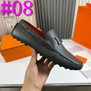 40Model 2024 Mannen Designer Loafers Lederen Schoenen Voor Mannen Casual Schoenen Luxe Mocassins Ademende Sneakers Mannen Rijden Schoenen Comfort flats Maat 4-12