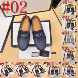 40MODEL 2024 puntige lederen merk luxe mannen casual rijden ontwerper bruin zwarte loafers heren mocassins Italiaanse trouwjurk schoenen kwastje maat 38-46