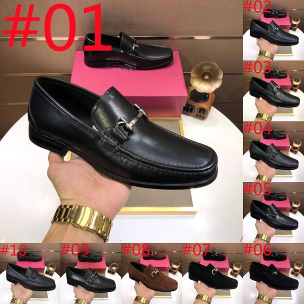 40model 2024 TOP Quatily Mens Designer Dress Chaussures Forme Formelles Chaussures en cuir masculin Suede Men de mariage Homme Luxury Designer Work Business Social Busine.
