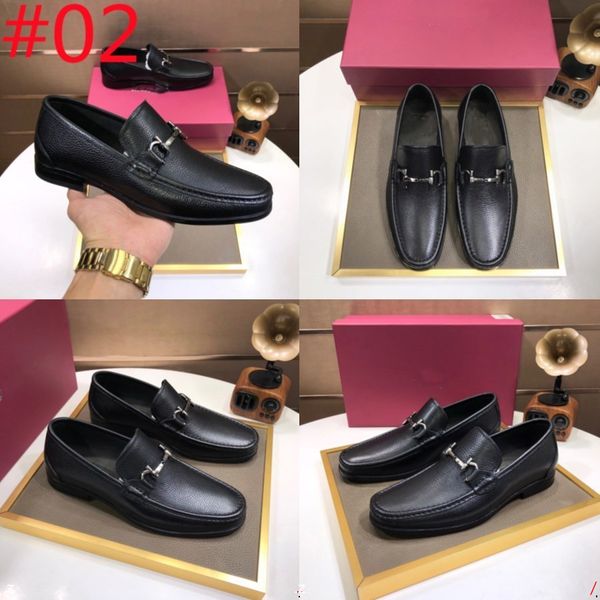 40Model Marque Designer Hommes Robe Chaussures Classique En Cuir Véritable Boucle Monk Sangle Brun Foncé Noir Bureau Affaires Chaussures Formelles pour Hommes