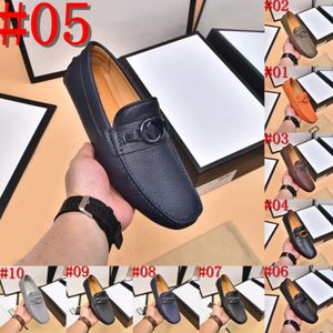 40Model Designer Loafers voor mannen 2024 Nieuwe handgemaakte mocassins Men Fats Casual lederen schoenen luxe comfortabele heren Loafers Maat 46 schoenen voor mannen