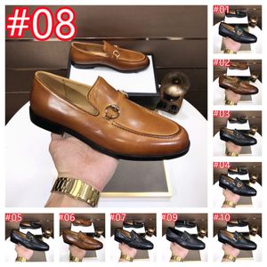 40Modèles de mode luxueux hommes fête et mariage mocassins faits à la main chaussures habillées de créateurs italiens pour hommes confortables et respirantes chaussures pour hommes grande taille 38-46