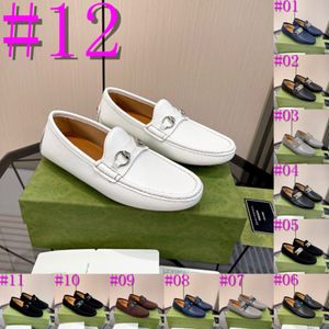 40model echte lederen mannen schoenen Casual Italiaanse heren designer Loafers mocassins luxe merk formele slip op mannelijke bootschoenen zapatos de hombre maat 38-46