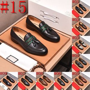 40Modèles faits à la main Hommes Oxford Chaussures en cuir véritable Brogue Designer Robe Chaussures Classique Affaires Chaussures Formelles Chaussures en cuir italien chaussures de mariage