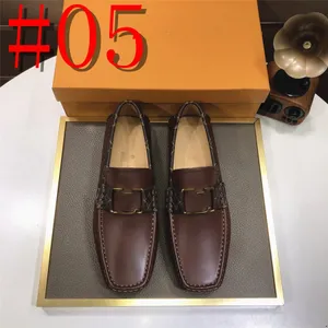 40MODEL Luxe Designer Heren Loafers Schoenen Casual Lederen Loafers Ademende Italiaanse Schoenen Mannen Merk Mocassins Designer Mannelijke Bootschoenen Zapatos Hombre