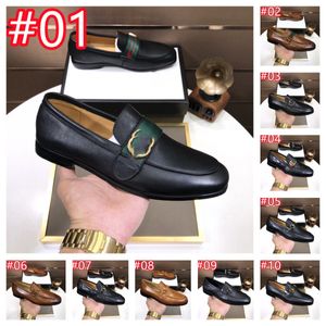 40Modèle Homme Luxe Designer Robe Chaussure Mode Cuir Homme Affaires Chaussures Plates Noir Marron Respirant Hommes Bureau Formel Chaussures De Travail Taille 38-46