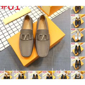 Designer loafers schoenen luxe Italiaanse klassiekers gouden mocassins graan kalfsleer kleding schoenen zwart wit lederen schoenen maat 38-44