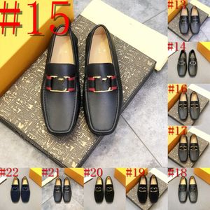 40Model Heren Luxe Rijden Schoenen Heren Hoge Kwaliteit Leer Designer Loafers Heren Casual Schoenen Mocassins Slip Op Heren Flats Mode Heren Schoenen Maat 38-47