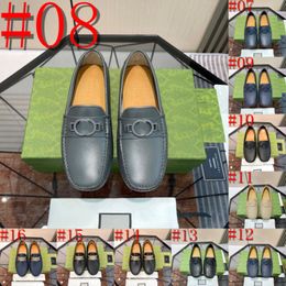 40model Zapatos casuales de diseñador para hombre Nubuck Cuero genuino Hombres Mocasines de boda con lazo de moda Pisos Mocasines de conducción para hombre Tamaños EUR 38-46