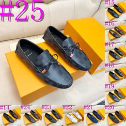 40model Nouveaux chaussures pour hommes en cuir fait à la main