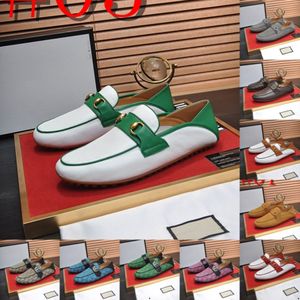 40model lente zomer hete verkoop luxueuze mocassins mannen hoogwaardige echte lederen designer loafers schoenen mannen flats lichtgewicht rijschoenen maat 38-46