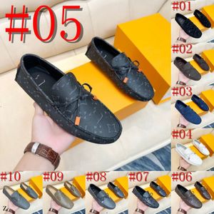 40model lente zomer hete verkoop mocassins mannen designer loafers hoogwaardige echte lederen schoenen luxueuze mannen flats lichtgewicht rijschoenen maat 38-46