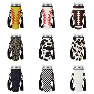 40oz Cup Neoprene Sleeve Cover 40oz Vacuüm Waterfles Houder Met Verstelbare Schouderriem NIEUW