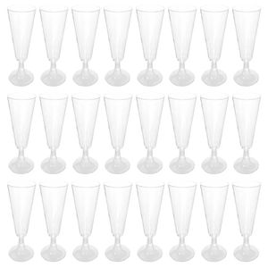 40pcs 150 ml Gobblets à cocktail jetables Luners Martini Plastics Plastic Champagne Boissons à vin Flues Wine Party Bar tasses 240320