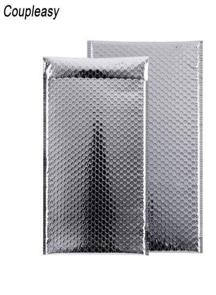 40 pièces 8 tailles sac de courrier à bulles d'argent enveloppe à bulles en plastique petit sac d'expédition enveloppe en mousse rembourrée fournitures d'affaires 7049261