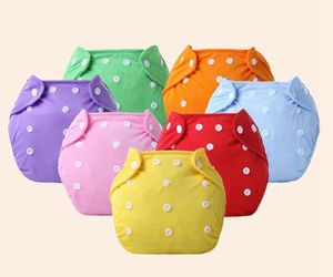 40pcs bébé coton imperméable à l'eau doux couches couches couverture réutilisable lavable taille réglable printemps été automne hiver bouton couches YTNK001