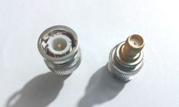 Connecteurs adaptateur coaxial BNC mâle à SMA femelle, 40 pièces