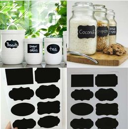 40 stks schoolbord lables pot fles stickers thuis keuken potten schoolbord stickers multi size schoolbord labels tag