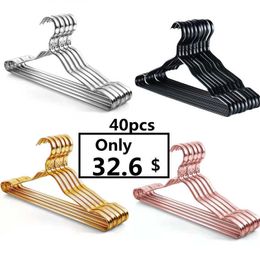 40 stks huishoudelijke antislip hangers multi-functionele kleding hanger volwassen kledingwinkel drogen racks thuis hangende organisatoren 210702