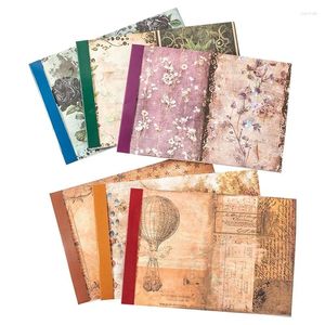 40 pièces matériel papier mystère manuel grand fond vent sombre cahiers lettre décoration manuel Scrapbook 210 172MM