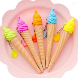 Stylo Gel crème glacée mixte et mignon, 40 pièces, papeterie pour enfants étudiants, fournitures scolaires, cadeau, prix de bureau