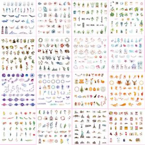 40PCS No-Repeat Japen Paper Stickers Warm Winter Sea Ocean Garden Forest Plants Series Notebook Deco Sticker Sweet Girls Laptop Equipaje Bolsa Taza Botella Planificador Calcomanías