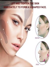 40pcs Set Invisible Face Face Stickers Facial Ligne Fast Linkle Skin Flabby Vshape Face Lift Tape Chin Face Slim Tool 10 SETS3723744