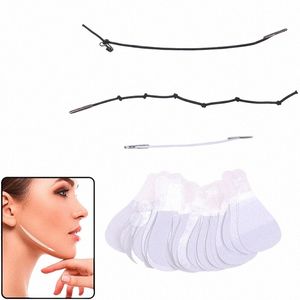 40 stks/set Onzichtbare Dunne Gezicht Stickers V-Vorm Snelle Lifting Facial Lift Up Hals Oog Dubbele Kin Rimpel Make-Up Tape 35ZQ #