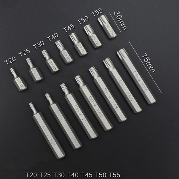 Livraison gratuite 40pcs / Set Torx Inner Hexagonal Star Batch Wrenchs Set Outils combinés multifonctionnels définit voiture Kits d'outils à main ménagers Set