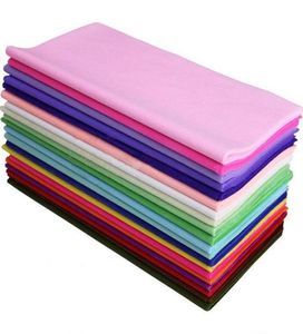 40 -stks Inpakken gekleurd weefselpapier voor doe -het -zelf bruiloftsblozer decor 5050 cm cadeauverpakking 1001343317
