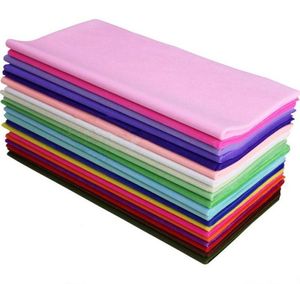 40 -stks Inpakken gekleurd weefselpapier voor doe -het -zelf bruiloftsblozer decor 5050 cm geschenkverpakking 1003312569