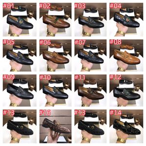 40Style Italien Mode Business Hommes Designer Mocassins Chaussures Classiques En Cuir Hommes Costumes Chaussures Slip-On Oxfords Chaussures Luxueux Parti gland chaussures Grande Taille 6 à 12