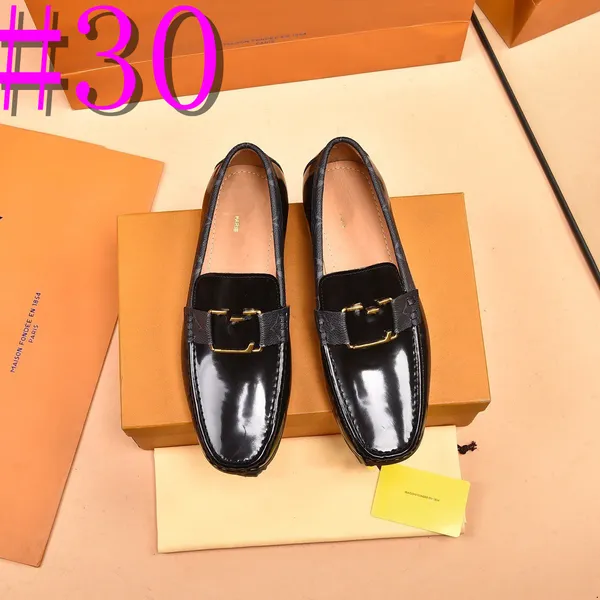 40style luxe hommes chaussures marque Oxfords en cuir véritable affaires italiennes classique formel hommes chaussures habillées de créateur pour hommes nouveau design chaussures