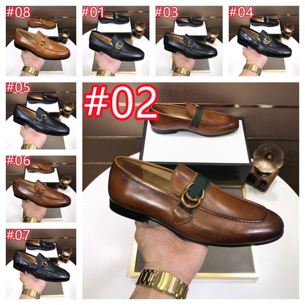 40Style Zapatos formales para hombres Zapatos de cuero Zapatos de vestir de diseñador casual de moda para hombre Zapato Oxford formal italiano clásico de lujo para hombres zapatos de boda tamaño 6.5-12